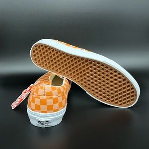 Checkerboard Vans Slip-ons